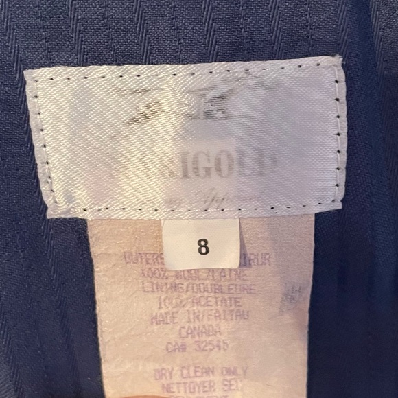 Marigold navy hunt coat with white dickie - Picture 4 of 4